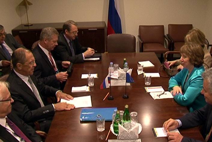 Foreign Minister Sergey Lavrov meets EU High Representative for Foreign  Affairs & Security Policy/Vice-President of the European Commission  Catherine Ashton | Russian Mission