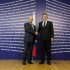 Председатель Правительства России В.В.Путин встретился с Председателем Европейского Cовета Х.Ван Ромпеем