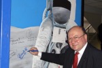 Vladimír Remek in the European space centre in Belgium